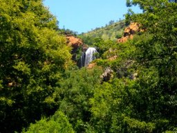Glimpse of a waterfall
